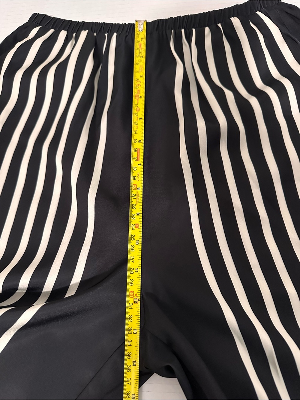 Commense Black & White Striped Wide-Leg Pants - Picture 3 of 8